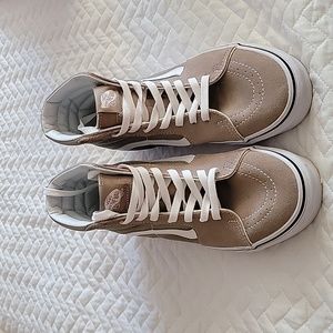 VANS Old Skool Canvas Hi Top Skate Shoes